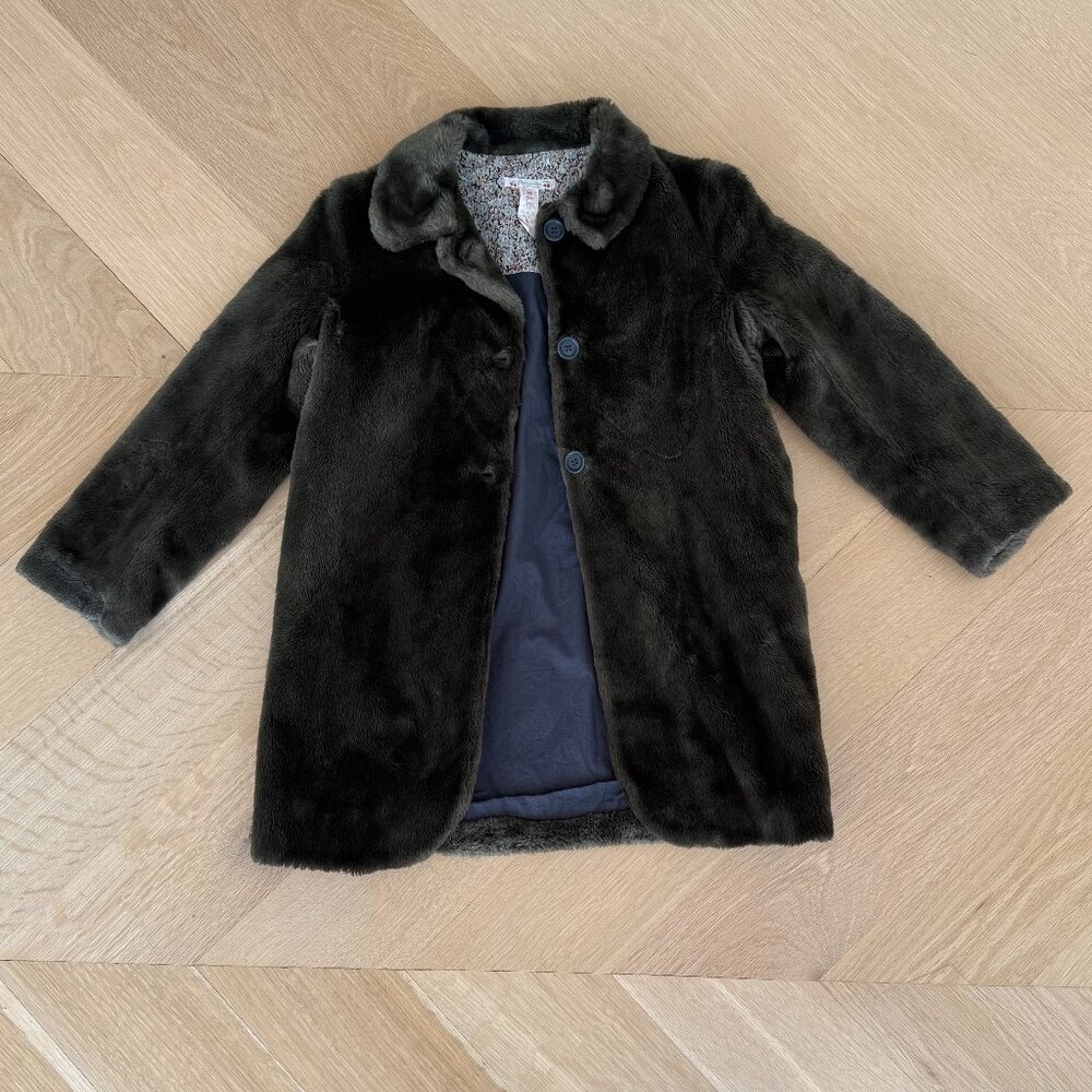 Bonpoint Fur coat, Size 12 Years / 12T / 12Y